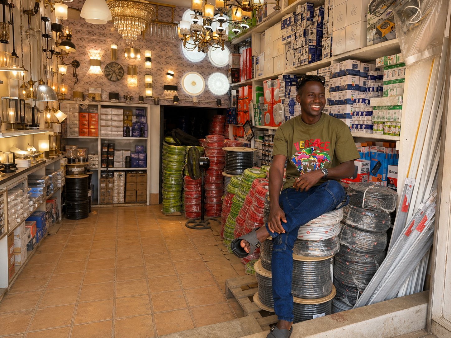 Notre boutique à Coléah, Conakry