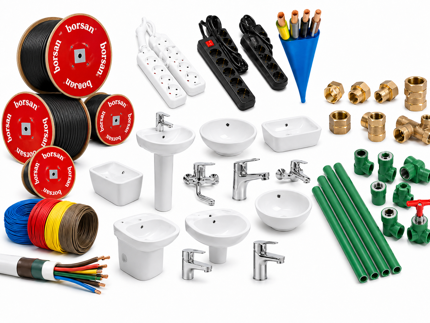 Produits borsan matériel électrique et plomberie